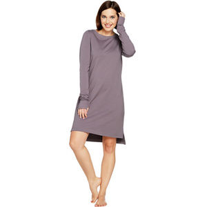AnyBody Loungewear Cozy Knit French Terry Bateau